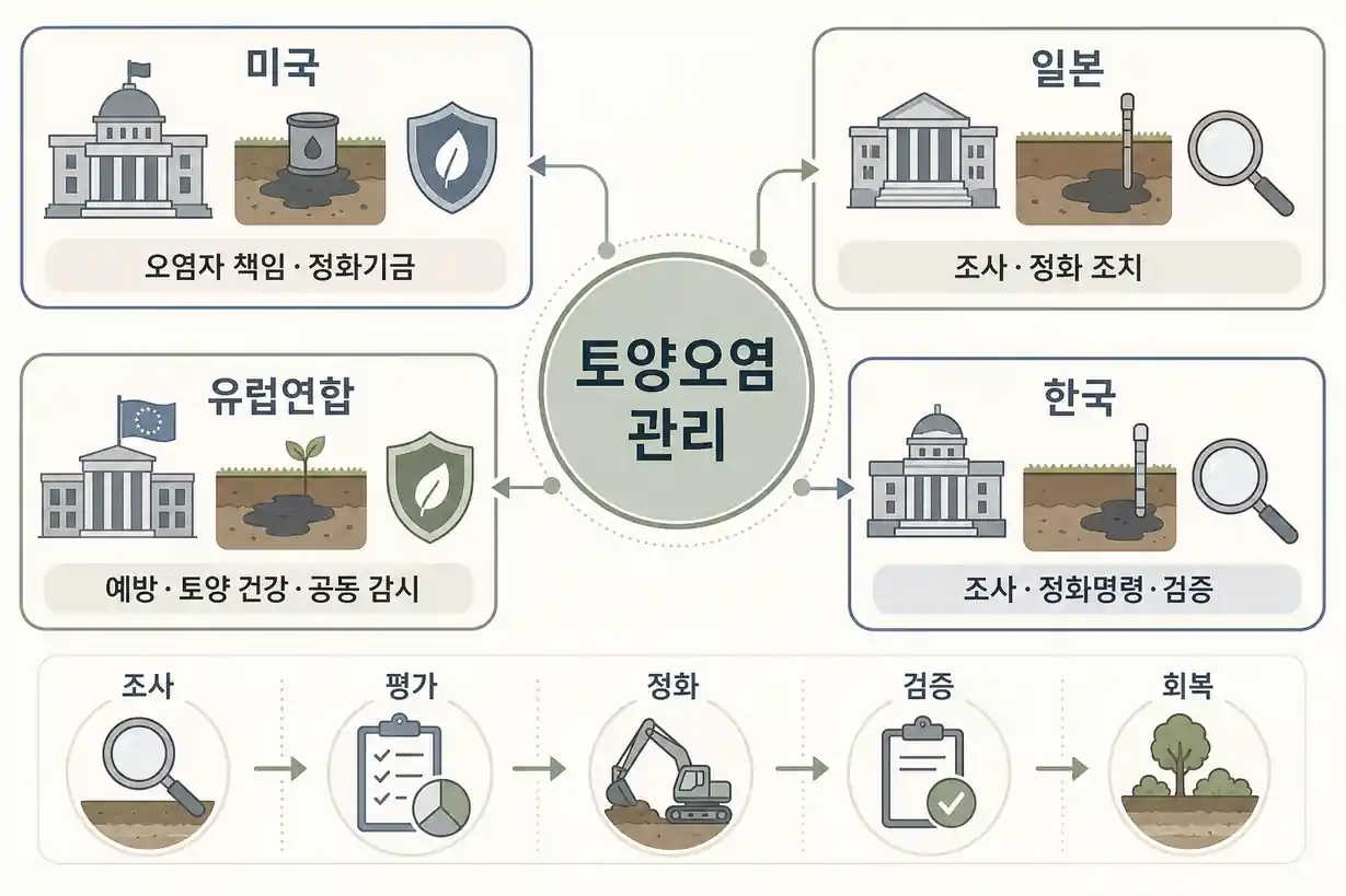 국내외 토양오염 복원 정책 및 법규