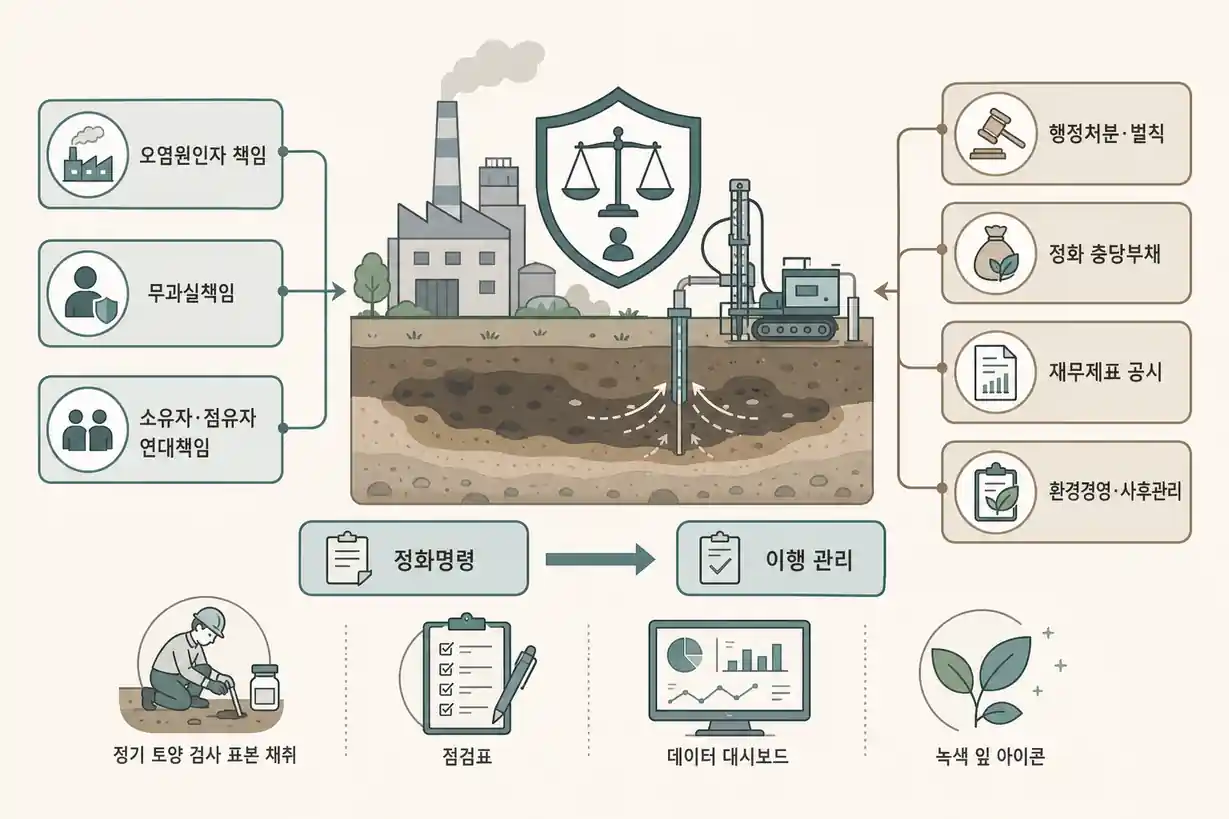 토양오염 관련 기업의 법적 책임 범위