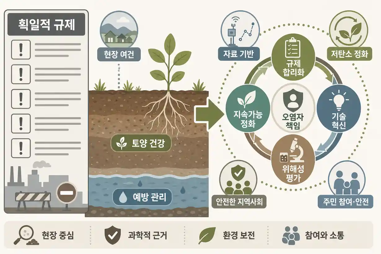 토양오염 복원 정책 법규 개선 방향