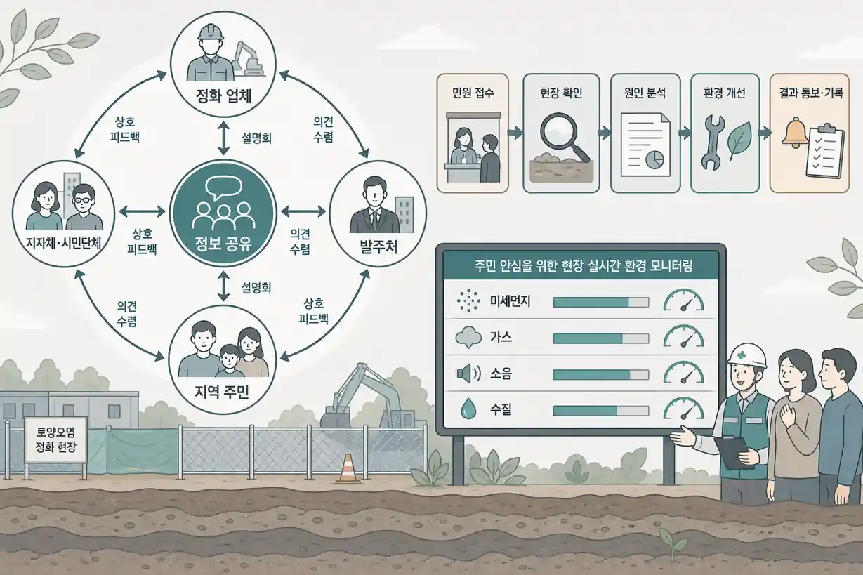 토양오염 복원 현장관리 주민소통 및 지역사회 협력 체계