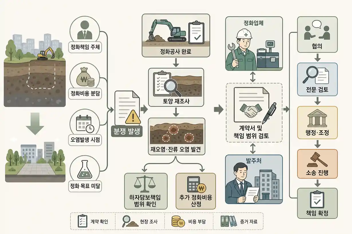 토양오염 복원 정책 및 법적 분쟁 발생 원인과 유형