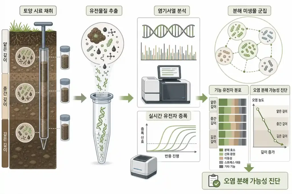 토양오염 복원기술 유전자 분석 메타제노믹스