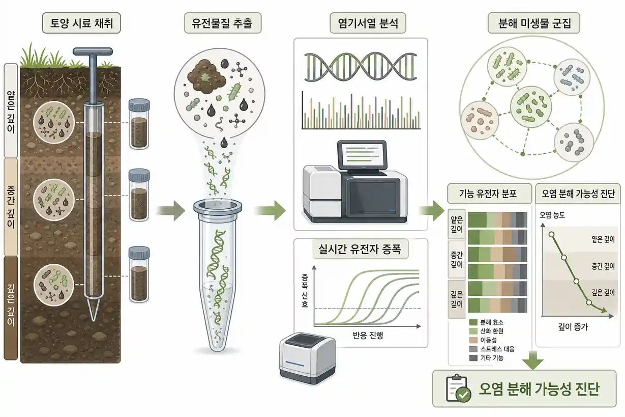 토양오염 복원기술 유전자 분석 메타제노믹스