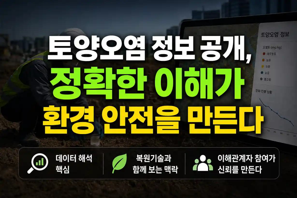 토양오염 정보 공개와 이해관계자 영향