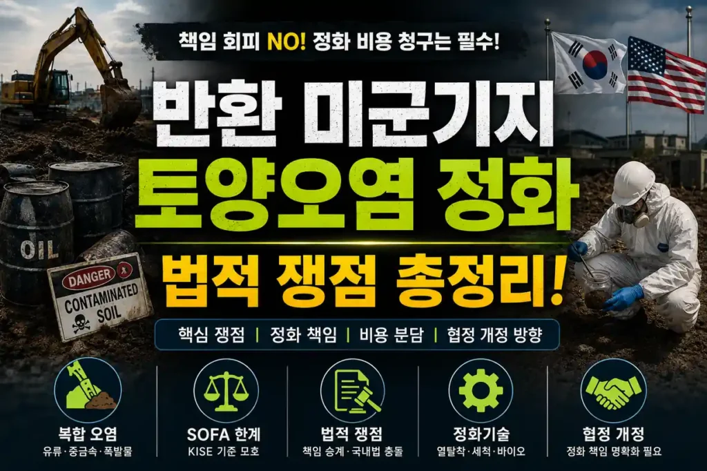 주한미군기지 반환 토양오염 정화 법적 쟁점