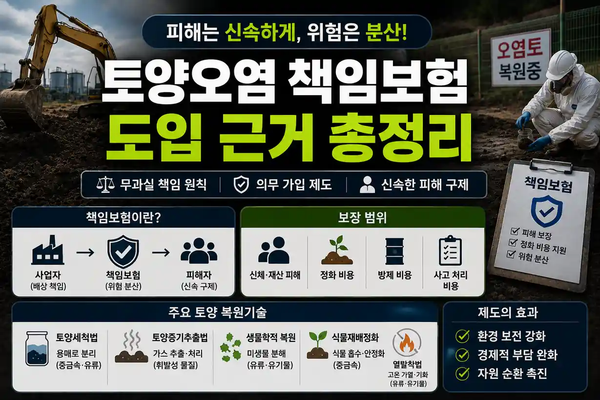 토양오염 복원기술 손해배상 책임보험
