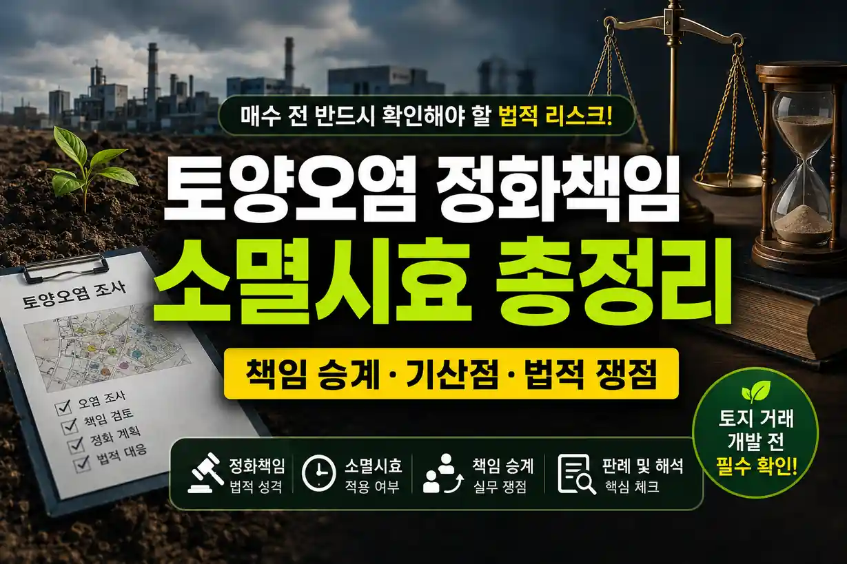토양오염 정화 책임 소멸시효