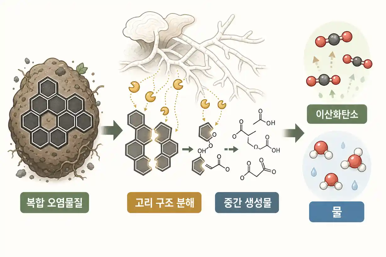 다환방향족탄화수소 생물학적 화학적 분해