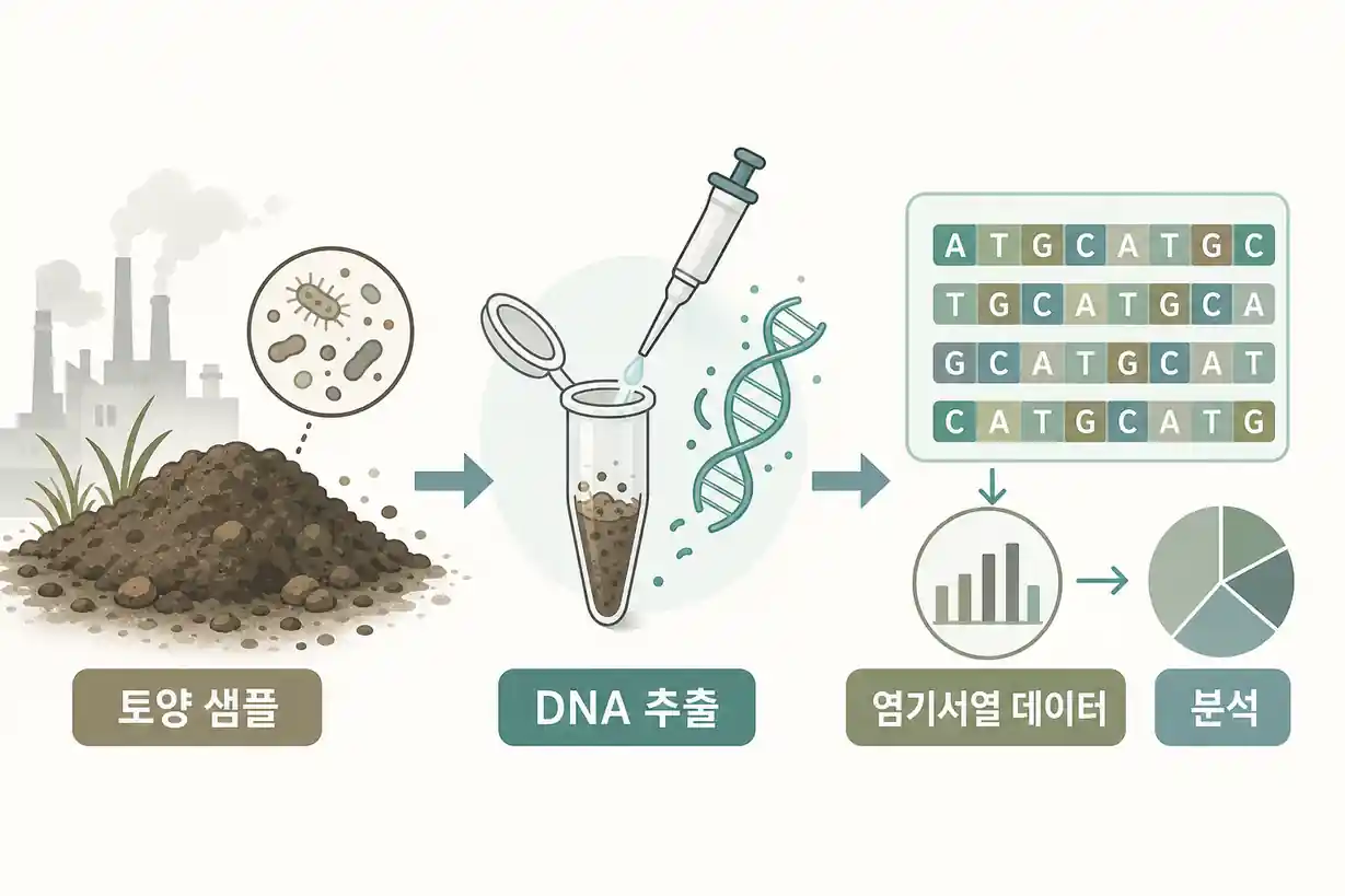 차세대 염기서열 분석 토양 미생물 DNA 추출