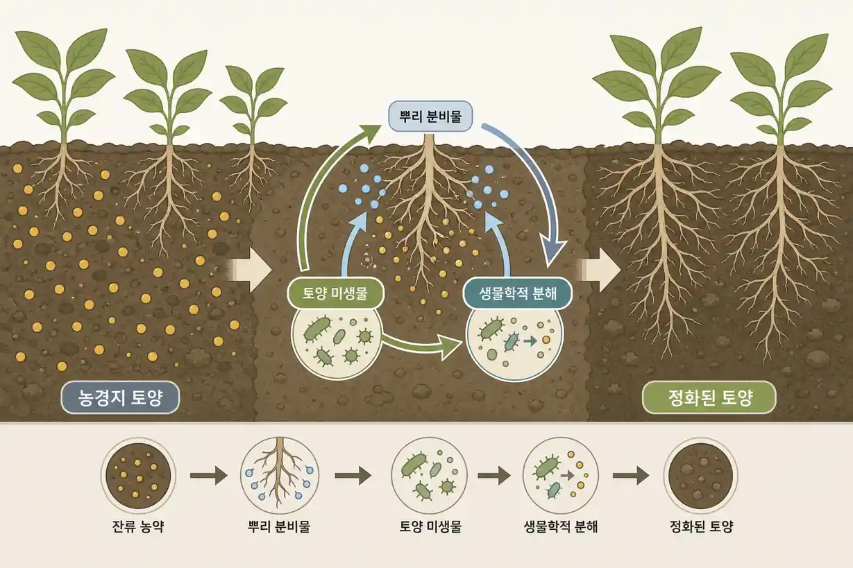 난분해성 농약 오염 토양과 생물학적 정화 기술